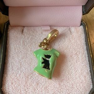 Juicy Couture Green Yorkie t-shirt Charm